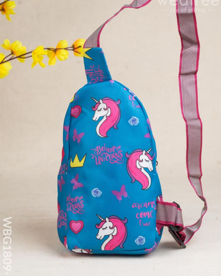 Kids Sling Bag - Unicorn - WBG1809-8 - Kids Return Gifts
