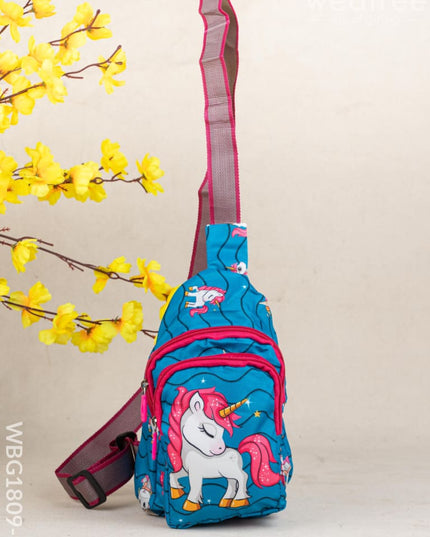 Kids Sling Bag - Unicorn - WBG1809-9 - Kids Return Gifts