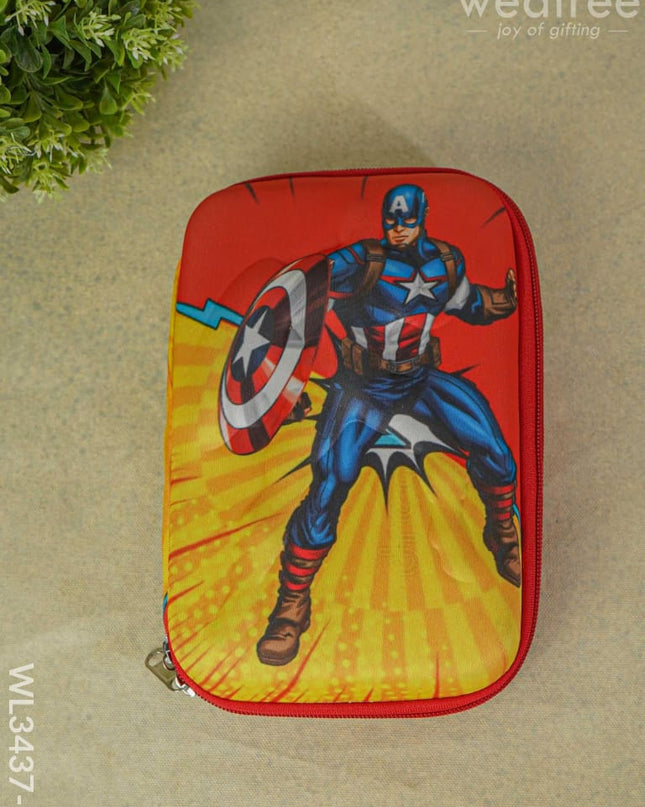Kids Stationery Box - Captain America Wl3437-3 Utility