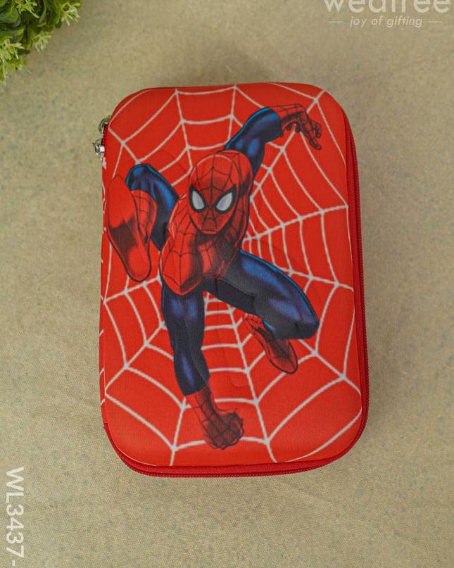 Pencil Box - Spider Man Wl3437-1 Kids Utility