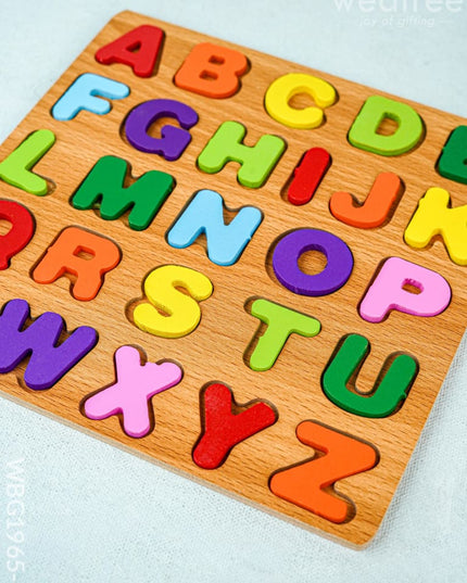 Kids - Wooden Puzzle Board - ABCD - WBG1965-1 - Kids Return Gifts