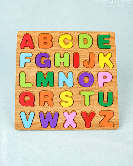 Kids - Wooden Puzzle Board - ABCD - WBG1965-1 - Kids Return Gifts