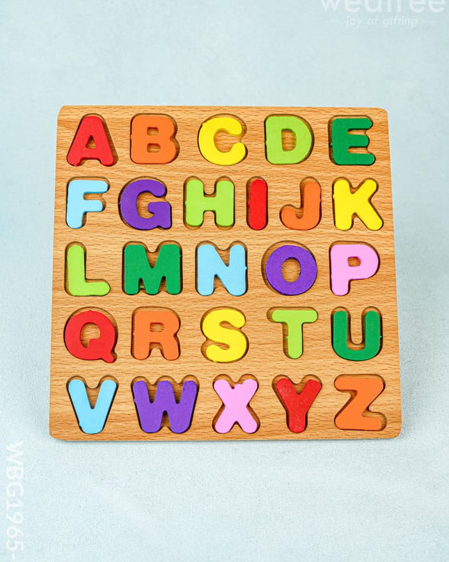 Kids - Wooden Puzzle Board - ABCD - WBG1965-1 - Kids Return Gifts
