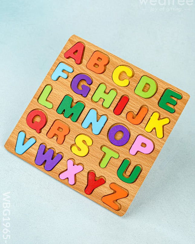 Kids - Wooden Puzzle Board - ABCD - WBG1965-1 - Kids Return Gifts