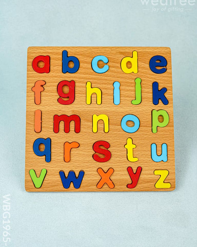 Kids - Wooden Puzzle Board - abcd - WBG1965-2 - Kids Return Gifts