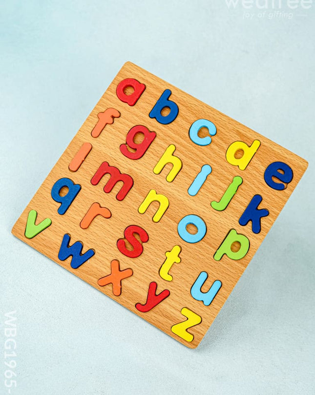 Kids - Wooden Puzzle Board - abcd - WBG1965-2 - Kids Return Gifts