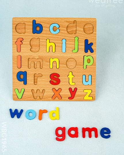 Kids - Wooden Puzzle Board - abcd - WBG1965-2 - Kids Return Gifts