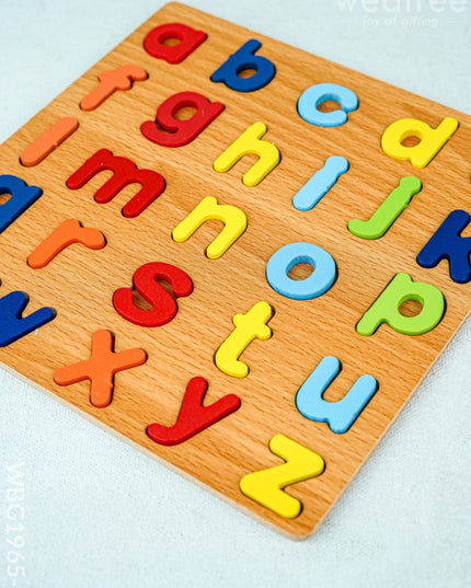 Kids - Wooden Puzzle Board - abcd - WBG1965-2 - Kids Return Gifts