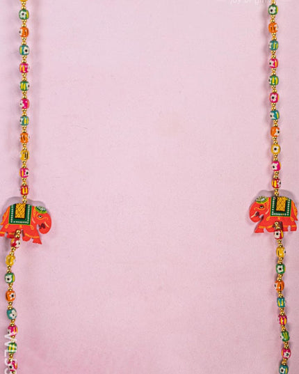 Kondapalli - Elephant Thoran with Bell - Set of 2 - WL5375 - Thorans