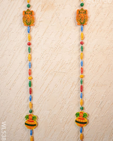 Kondapalli - Ganesha Thoran with Bell - Set of 2 - WL5381 - Thorans
