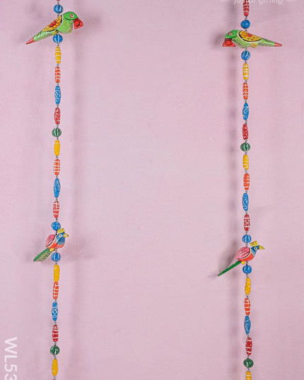 Kondapalli - Parrot Thoran with Bell - Set of 2 - WL5369 - Thorans