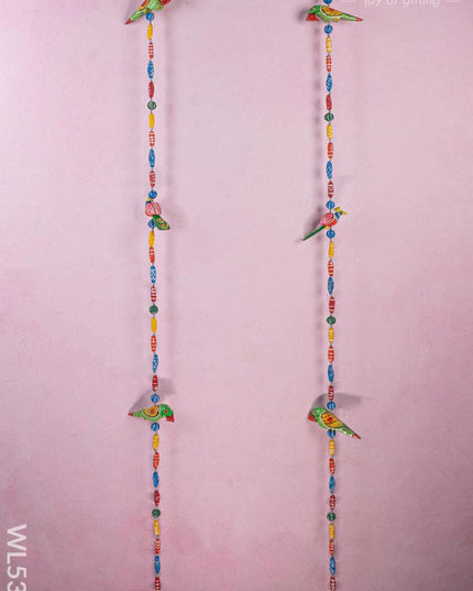 Kondapalli - Parrot Thoran with Bell - Set of 2 - WL5369 - Thorans