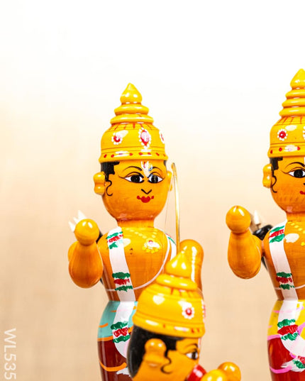 Kondapalli - Ram Dabar Set - WL5351 - Wooden Decor