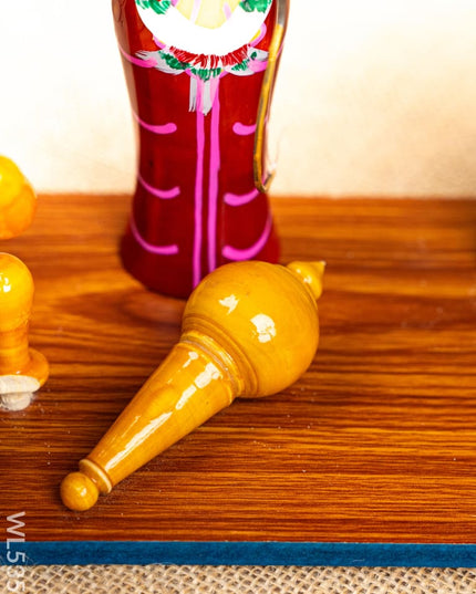 Kondapalli - Ram Dabar Set - WL5351 - Wooden Decor