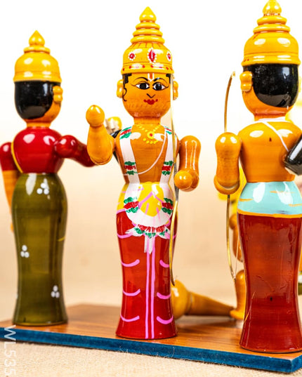 Kondapalli - Ram Dabar Set - WL5351 - Wooden Decor