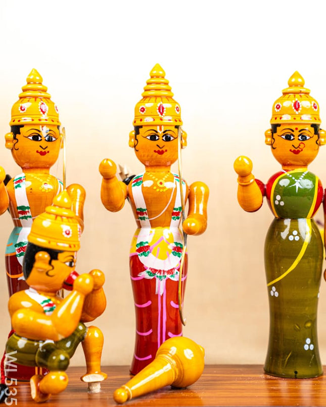 Kondapalli - Ram Dabar Set - WL5351 - Wooden Decor