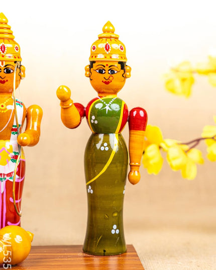 Kondapalli - Ram Dabar Set - WL5351 - Wooden Decor