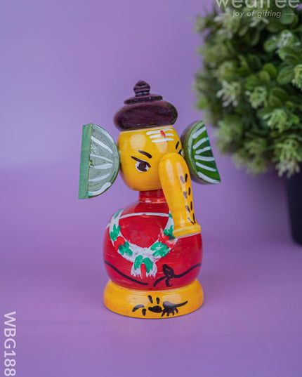 Kondapalli - Spring Ganesha - 4 inch - WBG1889 - Home Decors RG