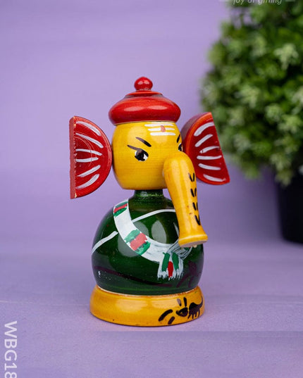 Kondapalli - Spring Ganesha - 4 inch - WBG1889 - Home Decors RG