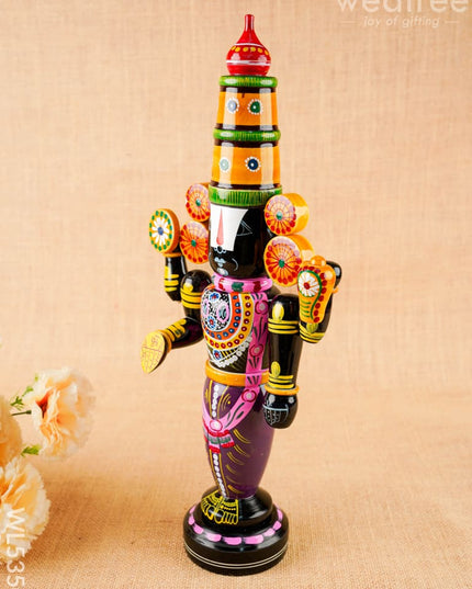 Kondapalli - Tirupathi Balaji - 18 inch - WL5350 - Wooden Decor