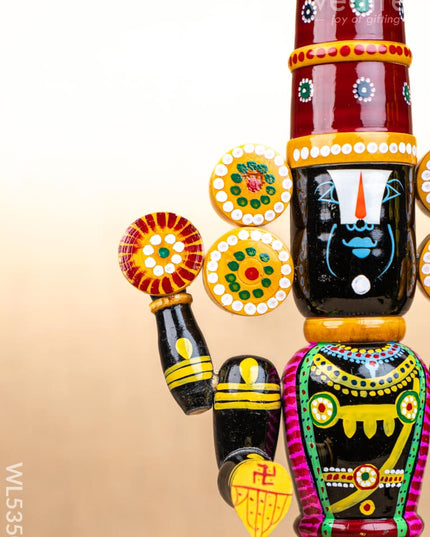 Kondapalli - Tirupathi Balaji - 18 inch - WL5350 - Wooden Decor
