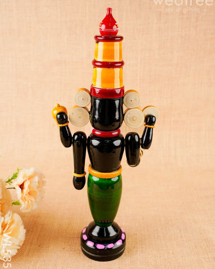 Kondapalli - Tirupathi Balaji - 18 inch - WL5350 - Wooden Decor