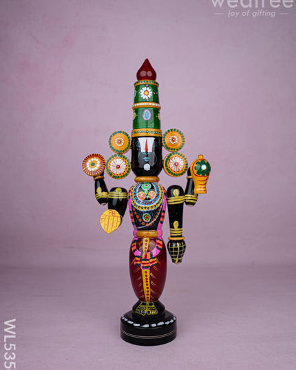 Kondapalli - Tirupathi Balaji - 18 inch - WL5350 - Wooden Decor