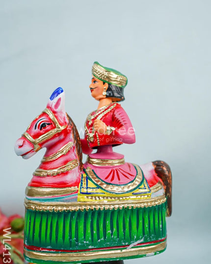 Kondaipalli Toy - Poikaal Kuthirai -Wl4139 Wooden Decor