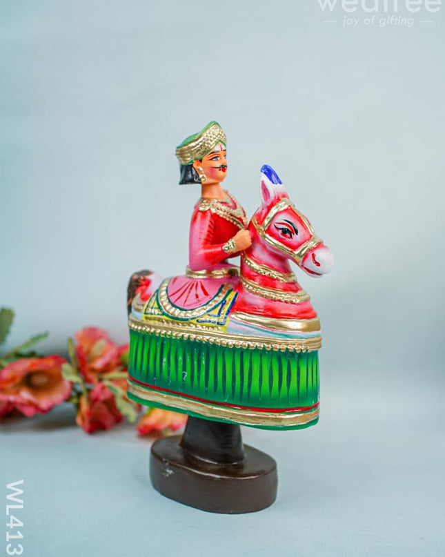 Kondaipalli Toy - Poikaal Kuthirai -Wl4139 Wooden Decor