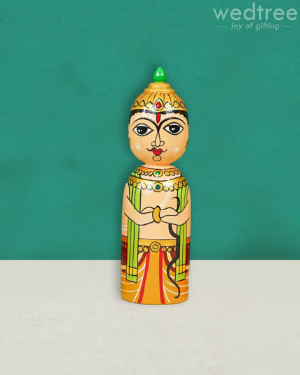 Kondapalli Toy - Ram Dabar Wl4436 Wooden Decor