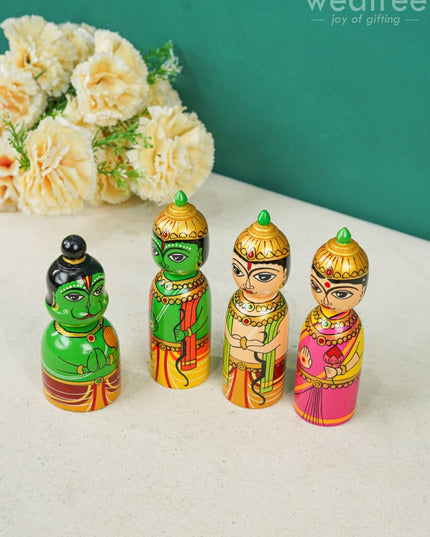 Kondapalli Toy - Ram Dabar Wl4436 Wooden Decor
