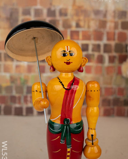 Kondapalli - Vamana - 8 inch - WL5366 - Wooden Decor