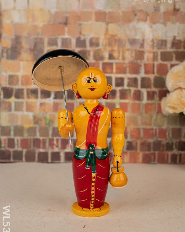 Kondapalli - Vamana - 8 inch - WL5366 - Wooden Decor