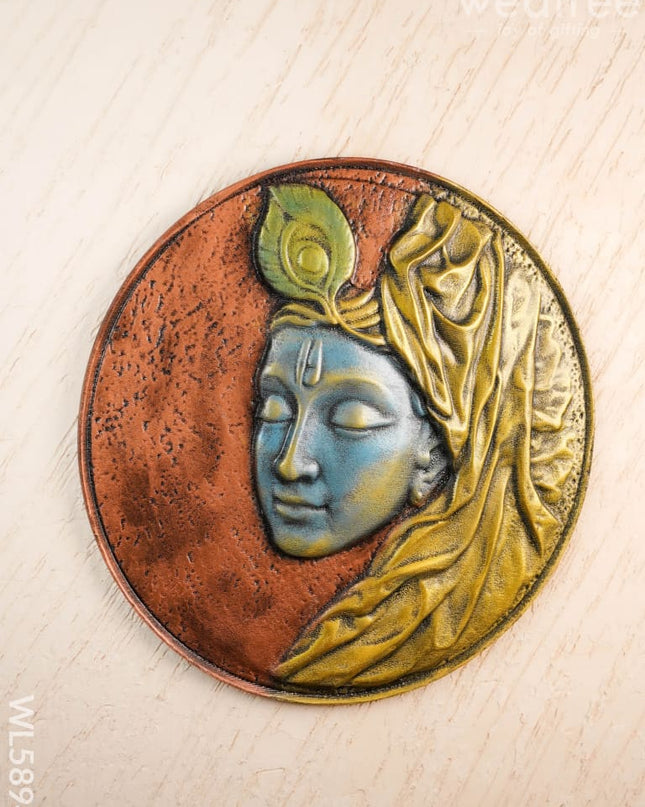 Krishna Face Wall Hanging Frame - 22 inch - WL5894 - Frames