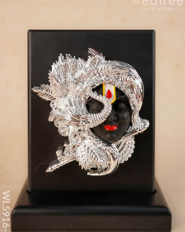 Krishna Frame with Silver Finish- 5 inch - WL5916-3 - EPNS Gifts