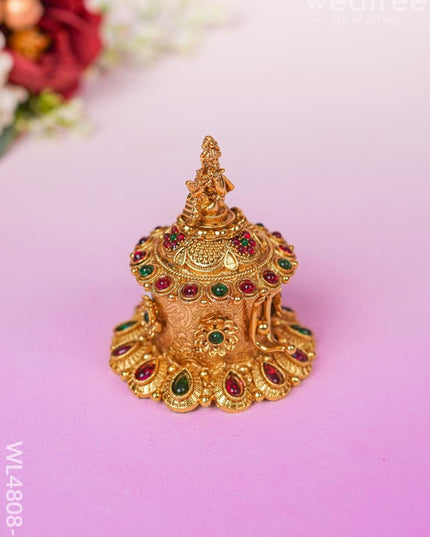 Krishna Kumkum Holder - Wl4808 Metal Rg
