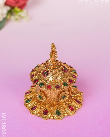 Krishna Kumkum Holder - Wl4808 Metal Rg