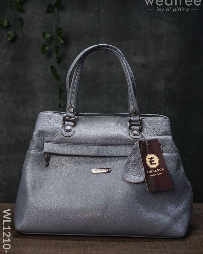 Ladies Handbag - Leather Wl1210 Cement Handbags