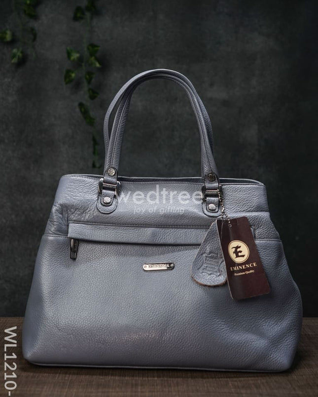 Ladies Handbag - Leather Wl1210 Cement Handbags