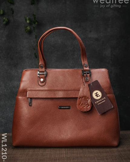 Ladies Handbag - Leather Wl1210 Black Handbags
