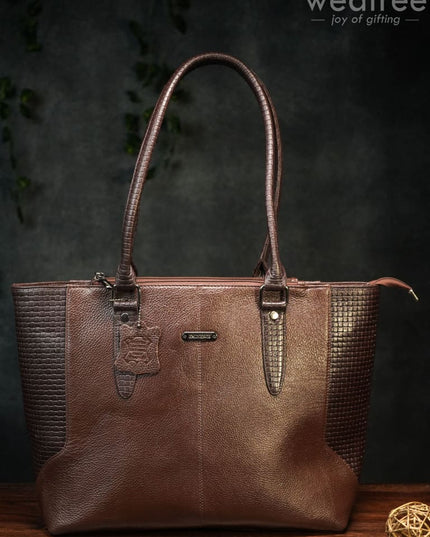 Ladies Handbag - With Squared And Plain Design Mixed Wl0967 Handbags