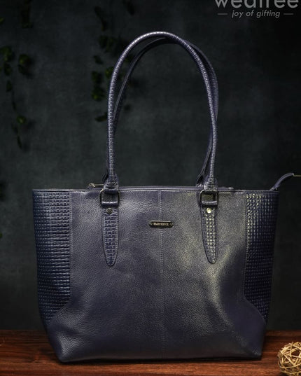 Ladies Handbag - With Squared And Plain Design Mixed Wl0967 Handbags