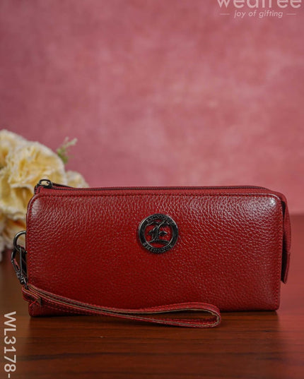 Ladies Wallet With Self Design - Wl3178 3 Wallet
