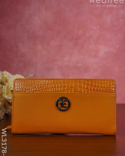 Ladies Wallet With Self Design - Wl3178 Wallet