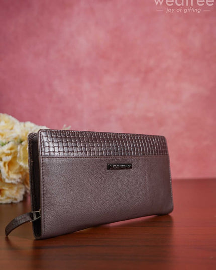 Ladies Wallet With Self Design - Wl3178 Wallet