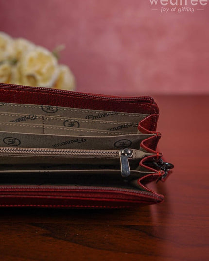 Ladies Wallet With Self Design - Wl3178 Wallet