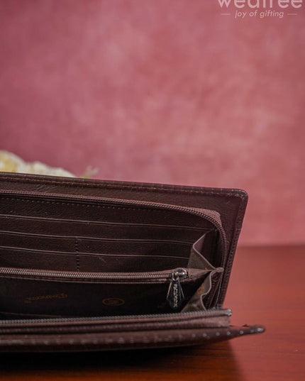 Ladies Wallet With Self Design - Wl3178 Wallet