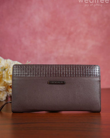 Ladies Wallet With Self Design - Wl3178 Wallet