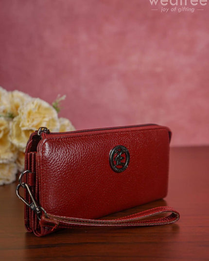 Ladies Wallet With Self Design - Wl3178 Wallet