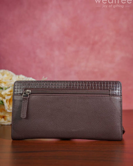 Ladies Wallet With Self Design - Wl3178 Wallet